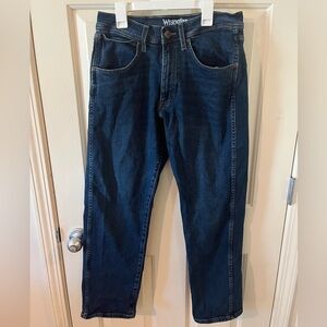 Men's Wrangler Dark Blue Denim Jeans